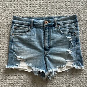 American Eagle Distressed lace pocket Women Shorts size 8